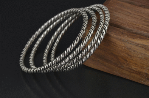 Stylish Silver Bangles